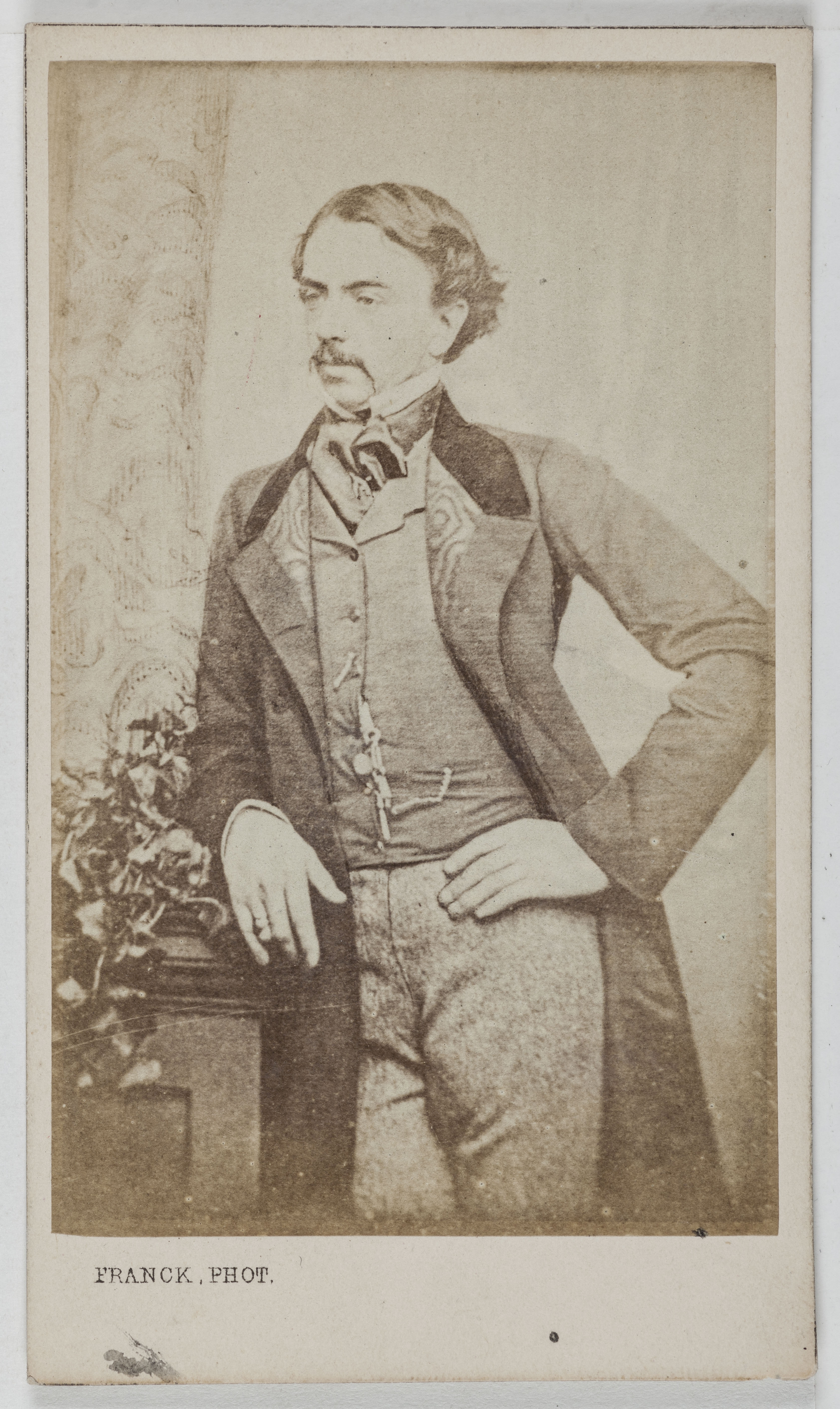 Franck, Portrait de Ferdinand de Bourbon (1823-1854), duc de Parme, souverain de Parme et beau-frère du Comte de Chambord.