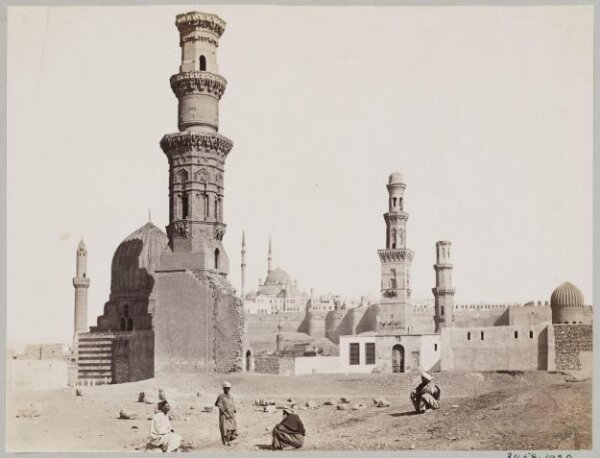 Unknown, The minarets of al-Qibliyya, Qawsun and al-Sultaniyya, Cairo