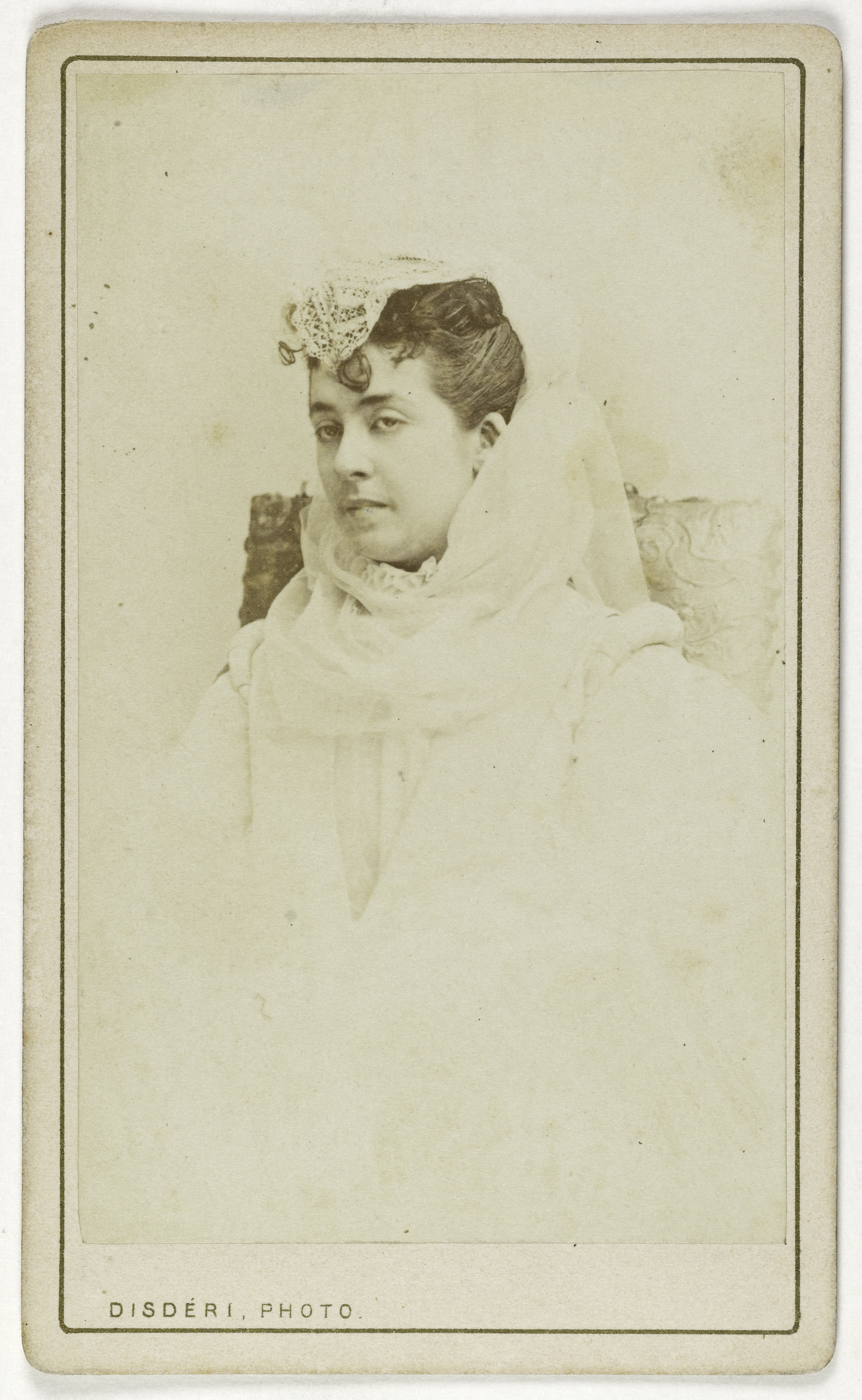 André-Adolphe-Eugène Disdéri, Portrait de Leblanc Léonide, (1842-1894), (actrice)