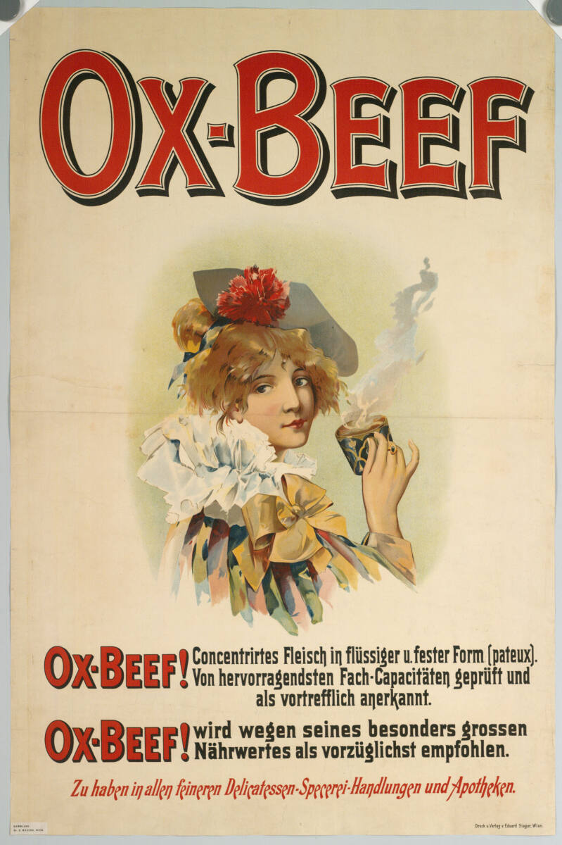 Anonym, OX-BEEF! Concentrirtes Fleisch in flüssiger und fester Form
