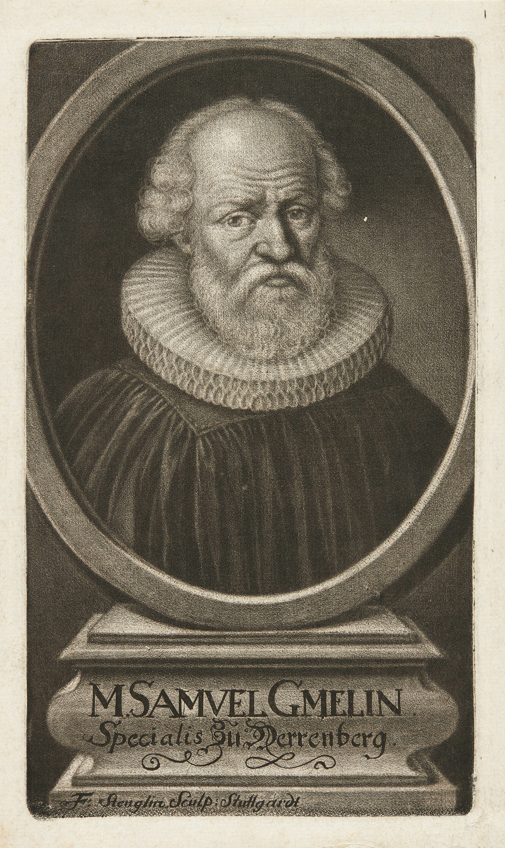 Ferdinand Stenglin (Maler), Bildnis Samuel Gmelin