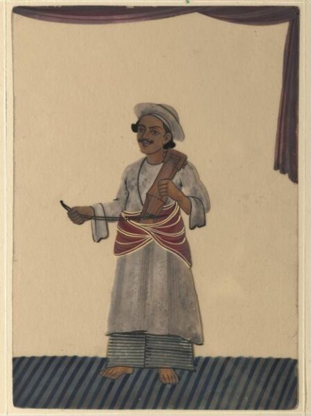 Unknown, One of forty paintings illustrating modes of transport, occupations, entertainers, ascetics and Muharram subjects.