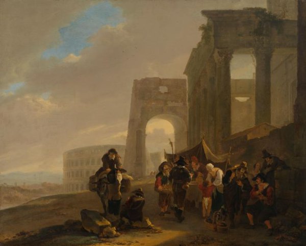 Jan Both, Street Scene with Roman Ruins