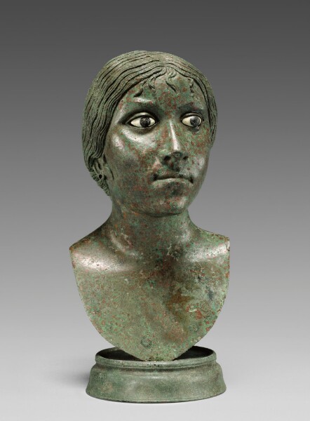 Unknown, Miniature Portrait Bust of a Woman