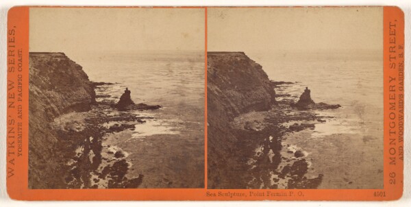 Carleton Watkins, Sea Sculpture, Point Fermin, P.O.