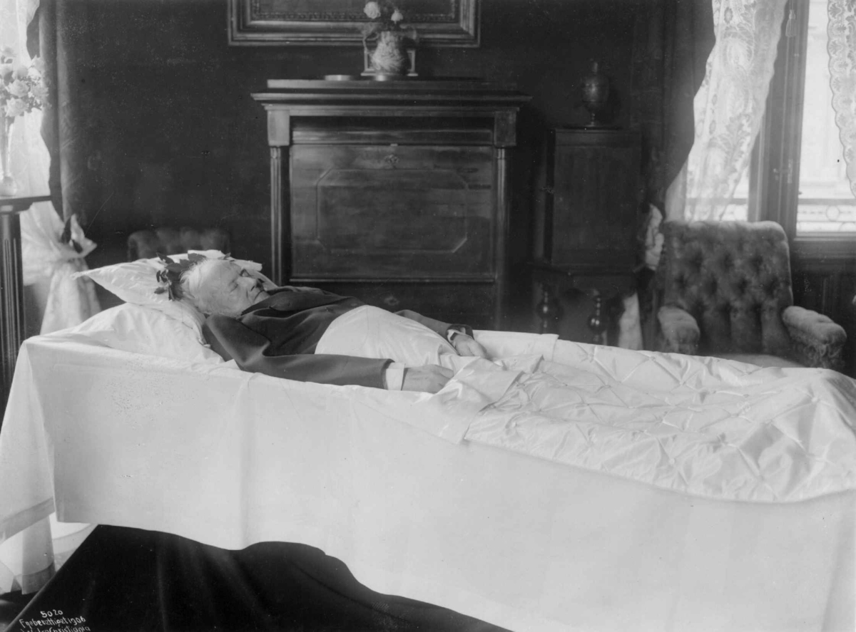 Anders Beer Wilse, Den døde Henrik Ibsen.
