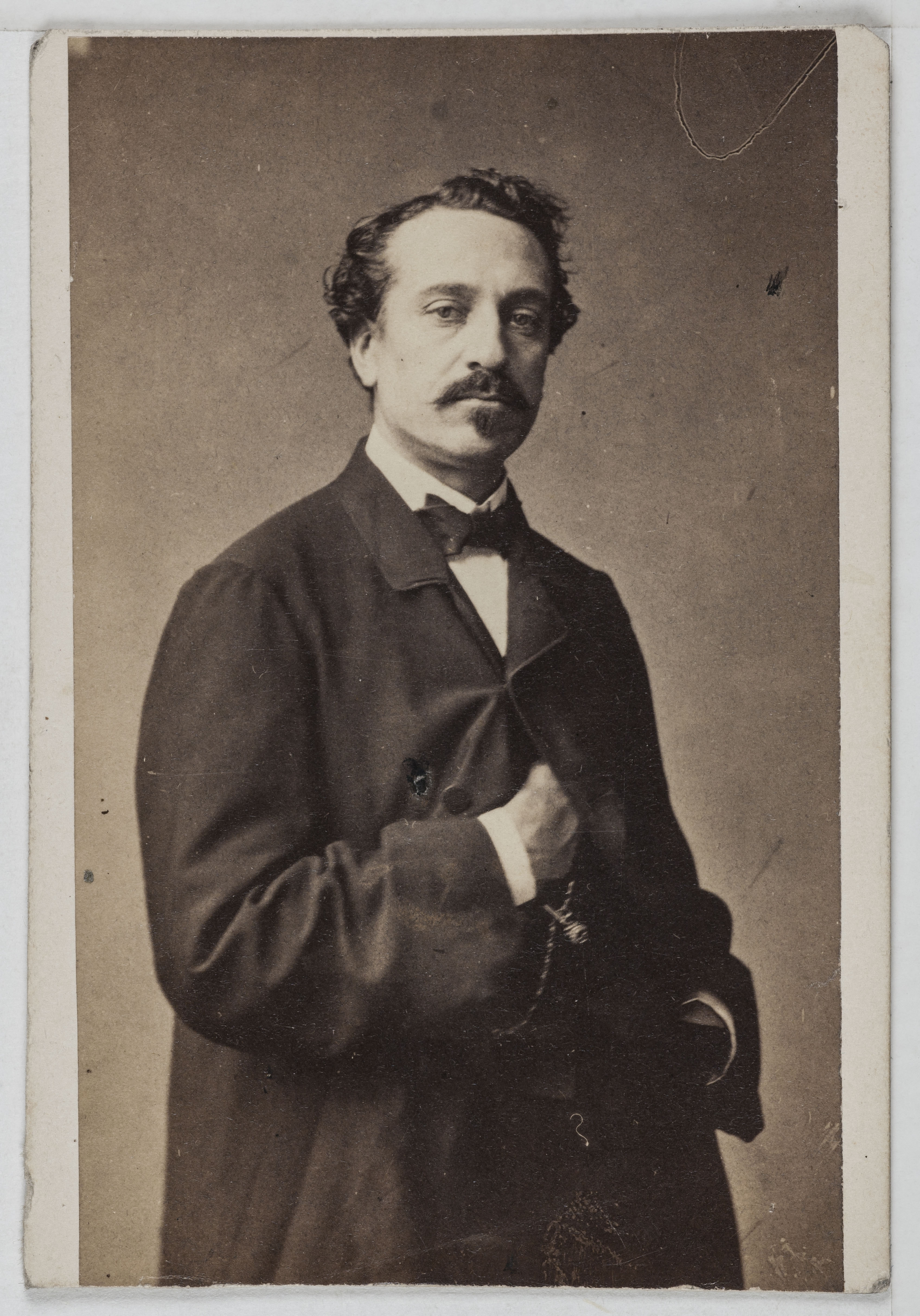 Pierre Petit, Portrait d'Obin, chanteur lyrique à l'opéra.