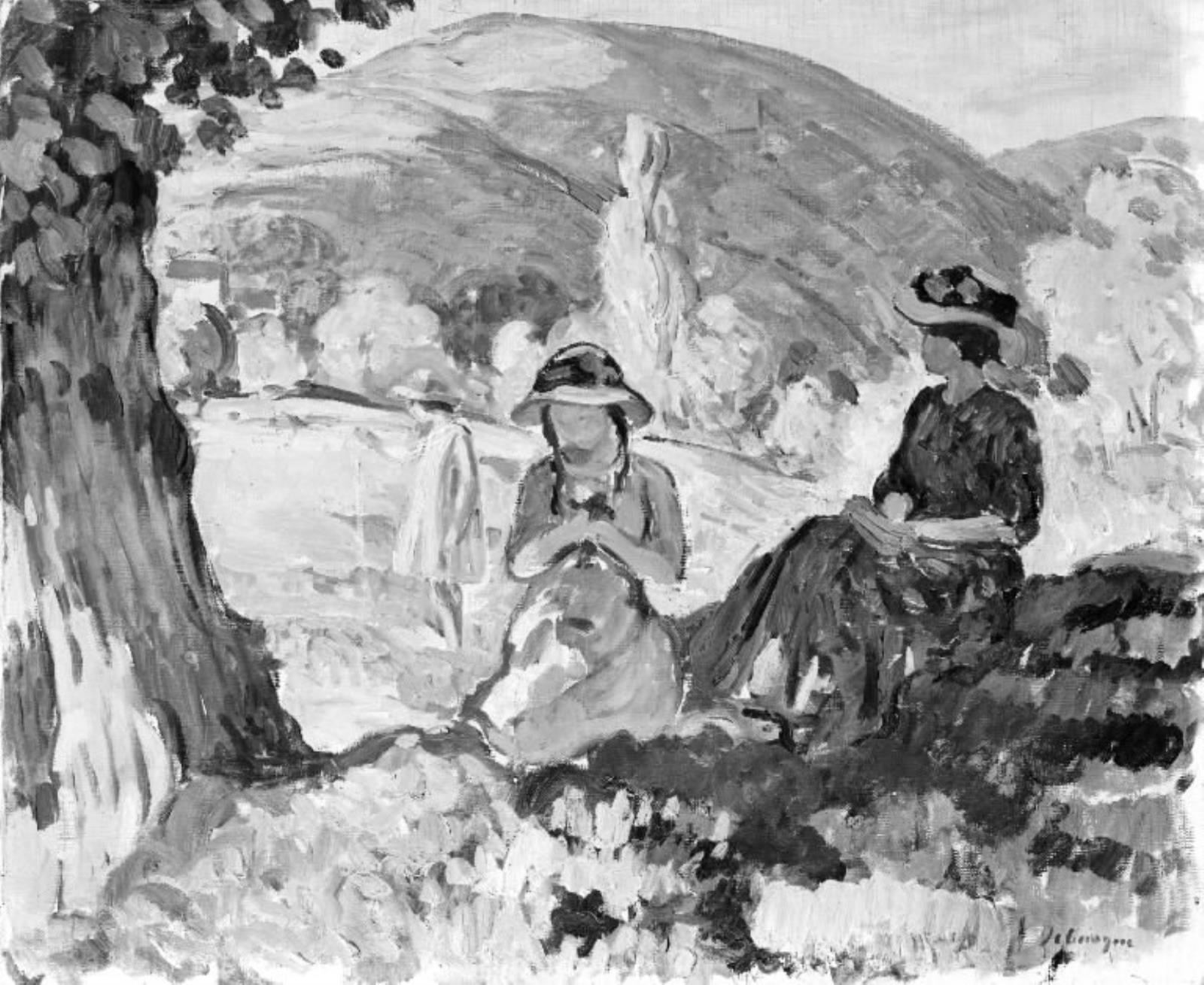Henri Lebasque, Landskab med figurer
