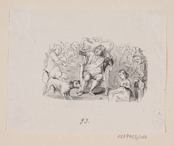 H.P. Hansen, Illustration til "Springfyren" i H.C. Andersen, "Eventyr og Historier", Bind 2