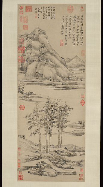 Ni Zan, Woods and Valleys of Mount Yu
