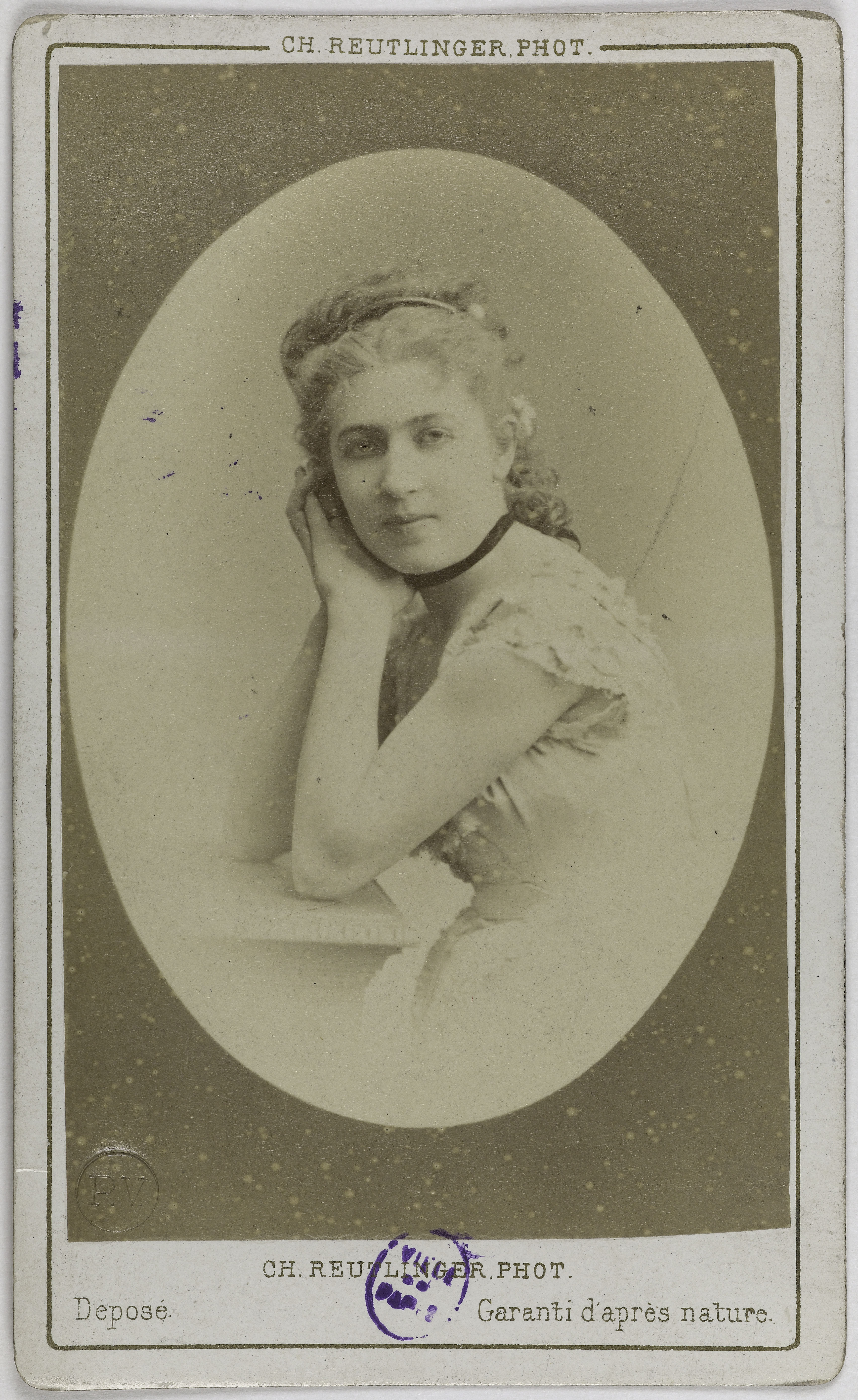 Charles Reutlinger, Portrait de Petit Hélène Rose Augustine, (époux Mr Marais), (1852-1879), (actrice)