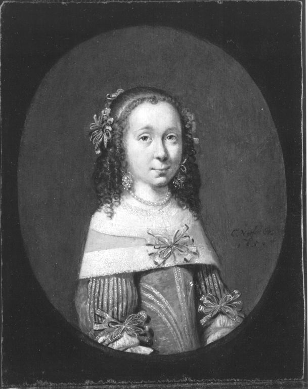 Caspar Netscher, Portrait of a young woman