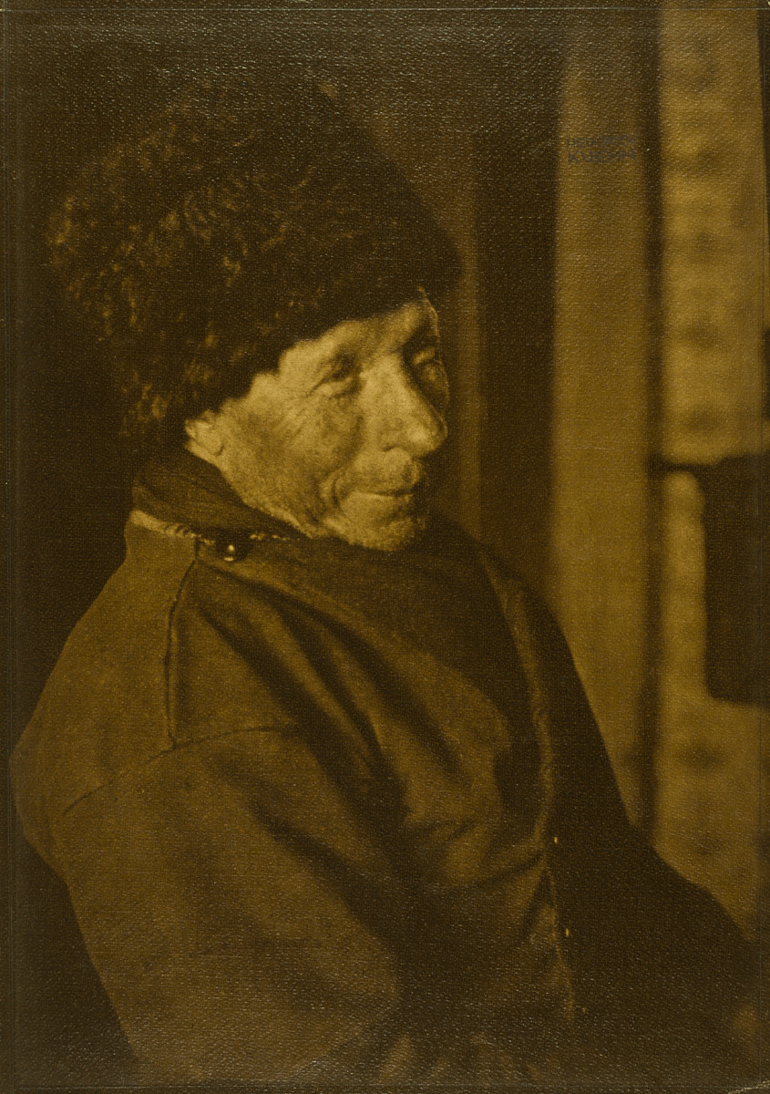 Heinrich Kühn, Holländer mit Pelzmütze