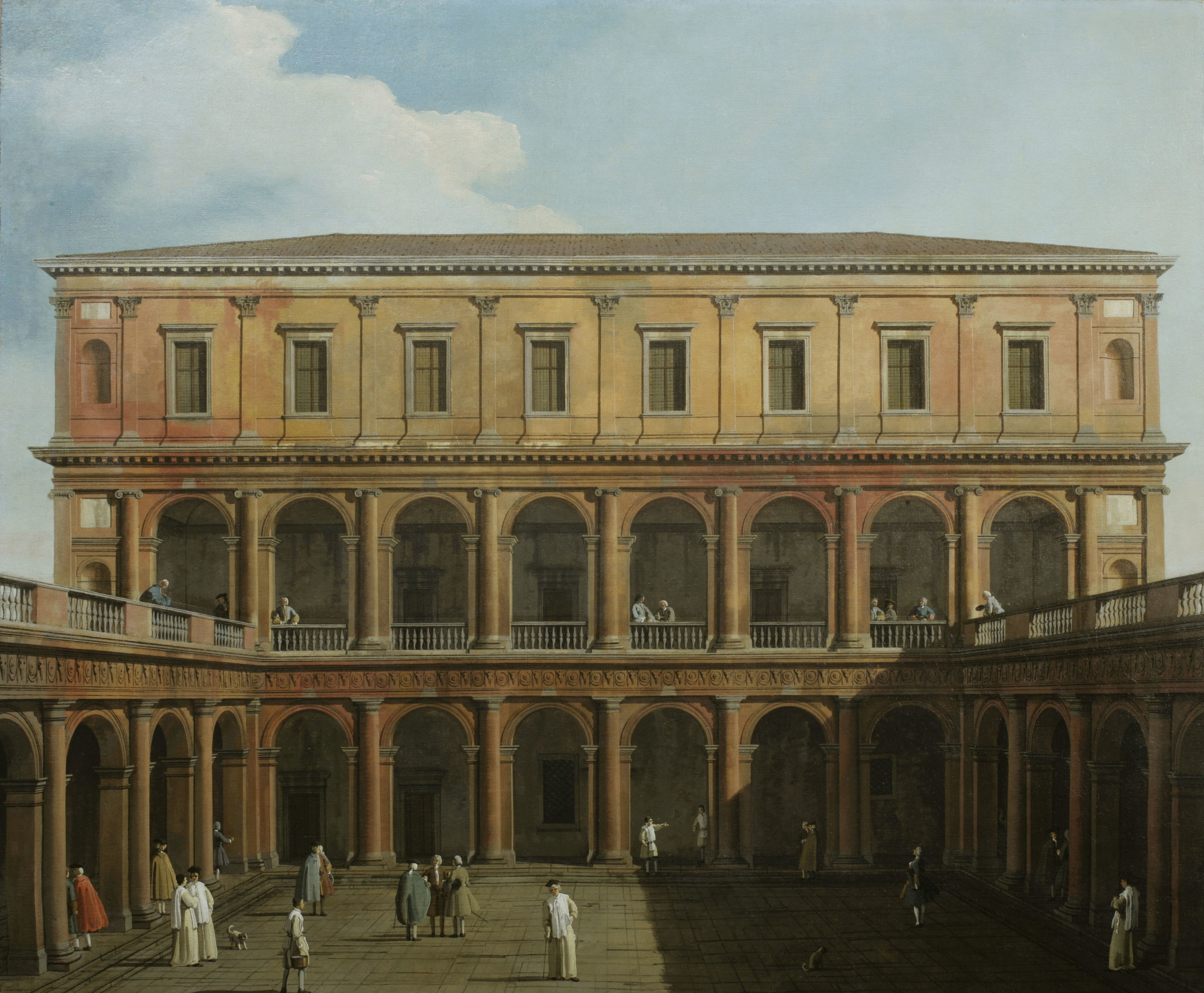 Canaletto, Venice: Capriccio of the Monastery of the Lateran Canons.