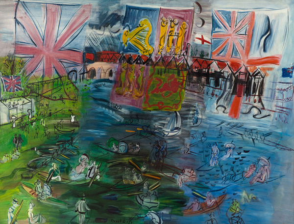 Raoul Dufy, Henley, régates aux drapeaux