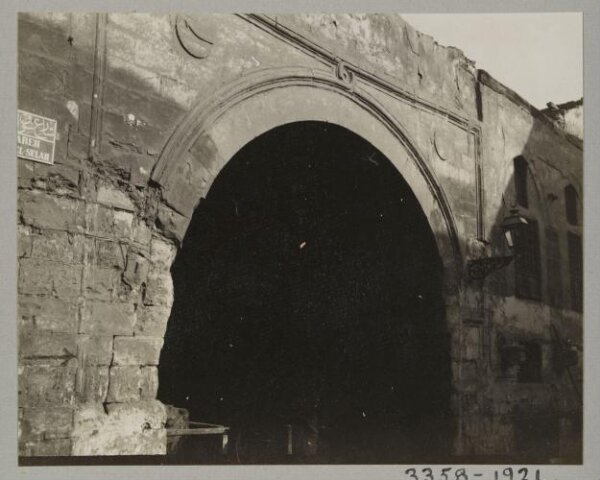 K.A.C. Creswell, The gate of Mamluk Amir Manjak al-Silihdar, Cairo