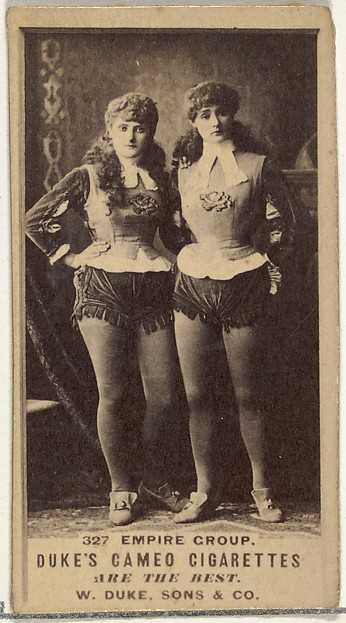 W. Duke, Sons & Co., Card Number 327, Empire Group, from the Actors and Actresses series (N145-5) issued by Duke Sons & Co. to promote Cameo Cigarettes