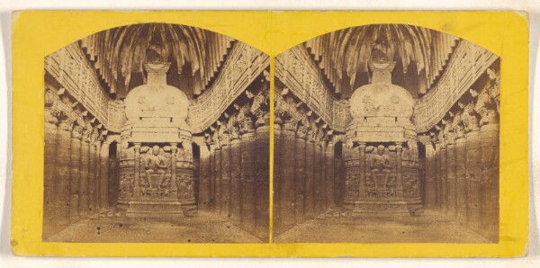 Unknown, [Chantya. Cave No. 26, interior view, Adjanta]
