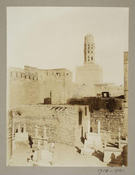 K.A.C. Creswell, Looking towards Bab al-Futuh, North Wall, Cairo