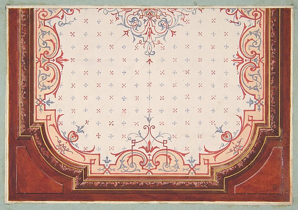 Jules-Edmond-Charles Lachaise, Design for a ceiling