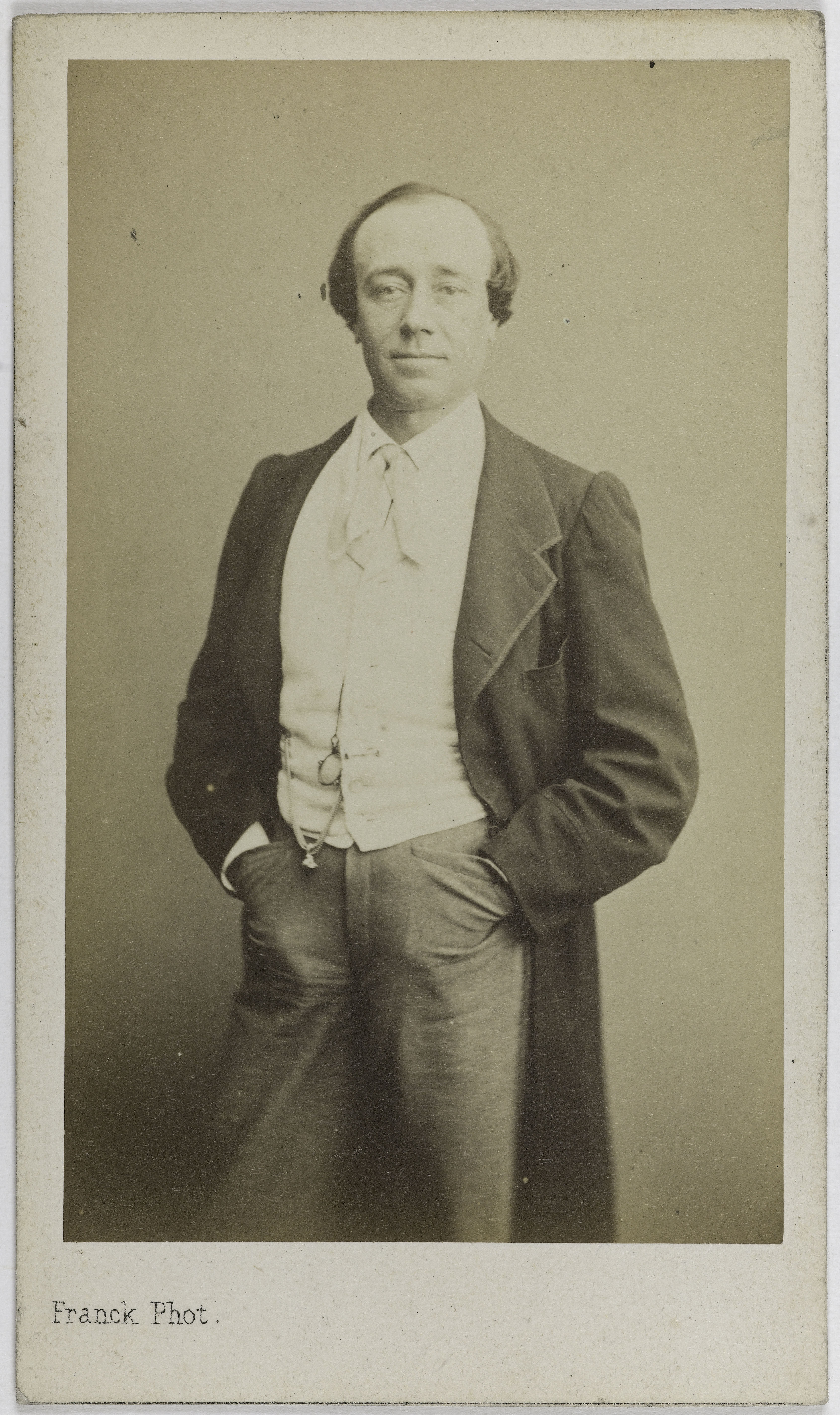 Franck, Portrait de Charles Ponchard (1824-1891), (acteur, chanteur lyrique, metteur en scène)