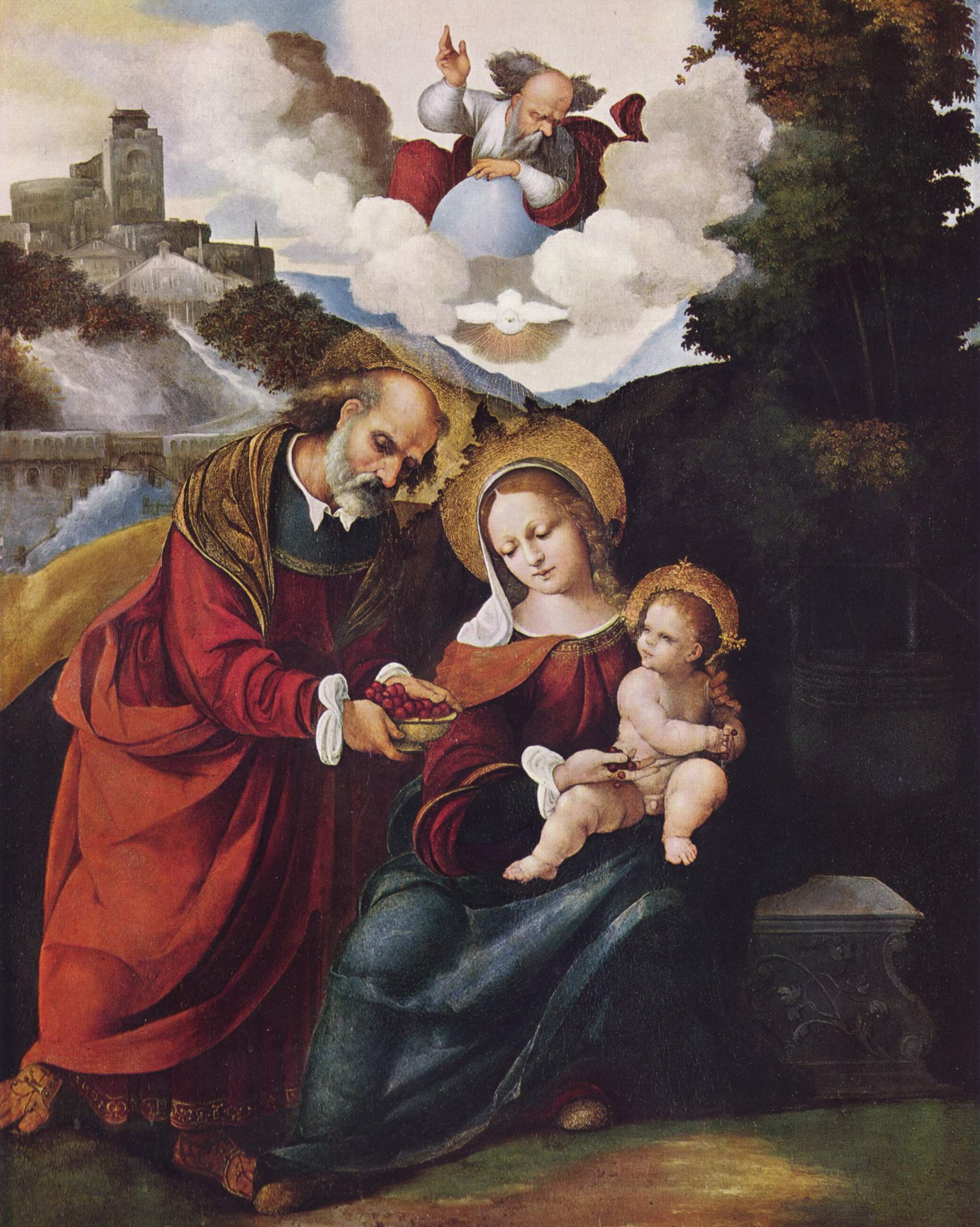 Ludovico Mazzolino, The Holy Family
