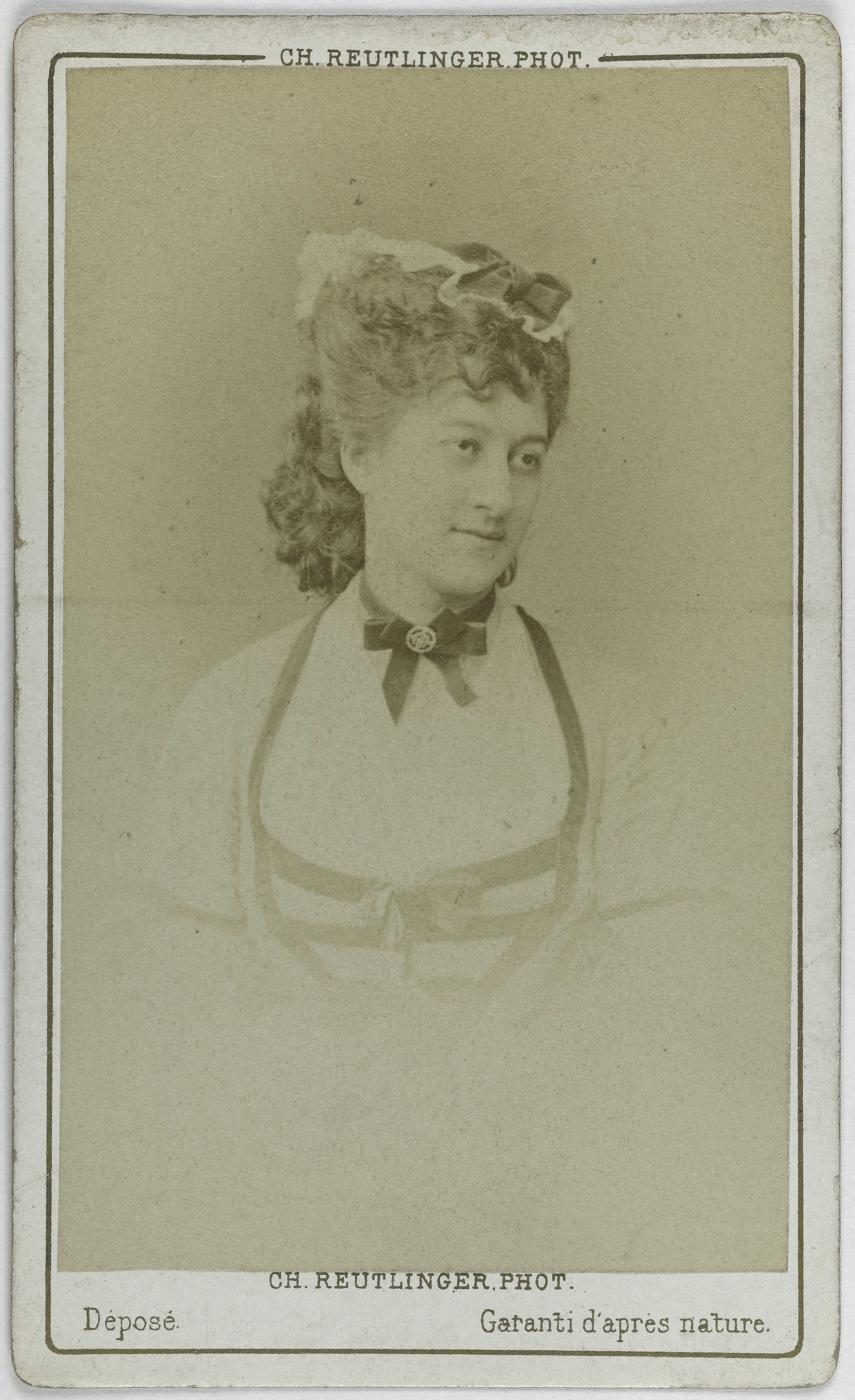 Charles Reutlinger, Portrait de Jeanne Pazza, (Jeanne Caroline Pazat, dite), (- après 1910), (actrice)