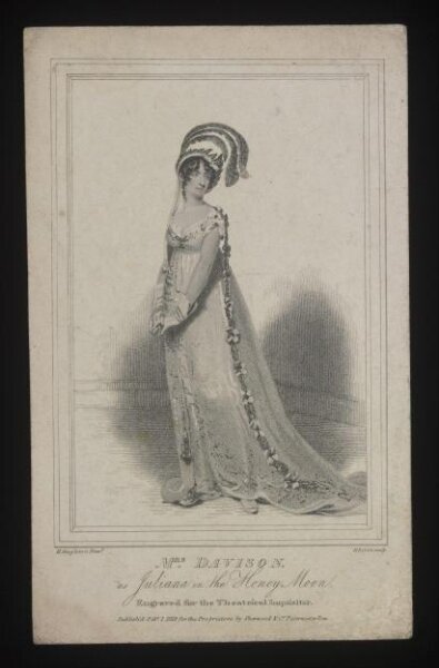 Henry Singleton, Mrs Davison as Juliana in the Honey Moon