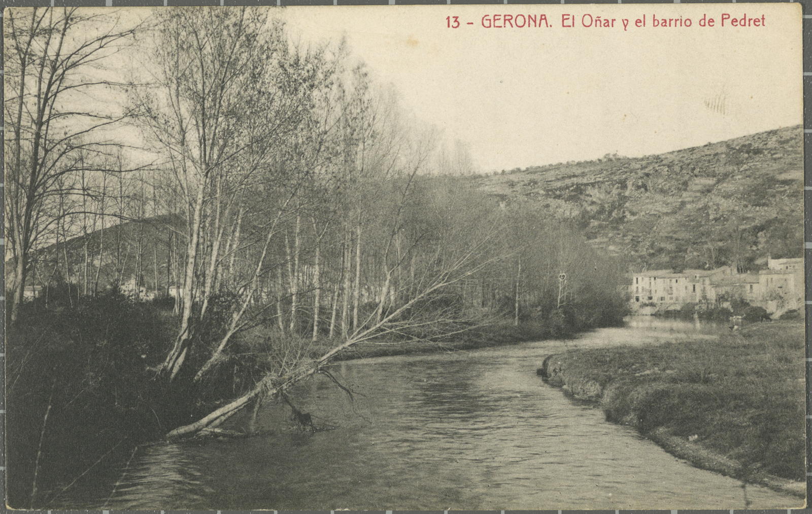 Desconegut, 13-Gerona. El Oñar y el barrio de Pedret