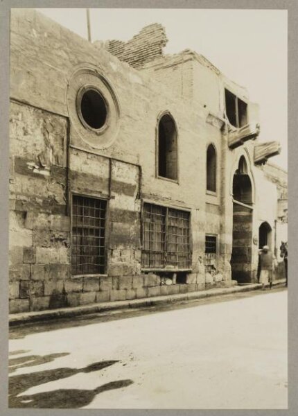 K.A.C. Creswell, The façade of ribat al-Zayni (demolished), Cairo