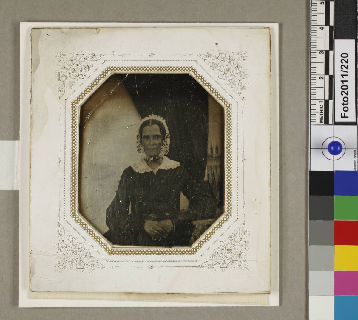 Anonym, Porträt einer Frau: Justine Mayerhöfer-Drosendorf (?), Großmutter Josef Maria Eders