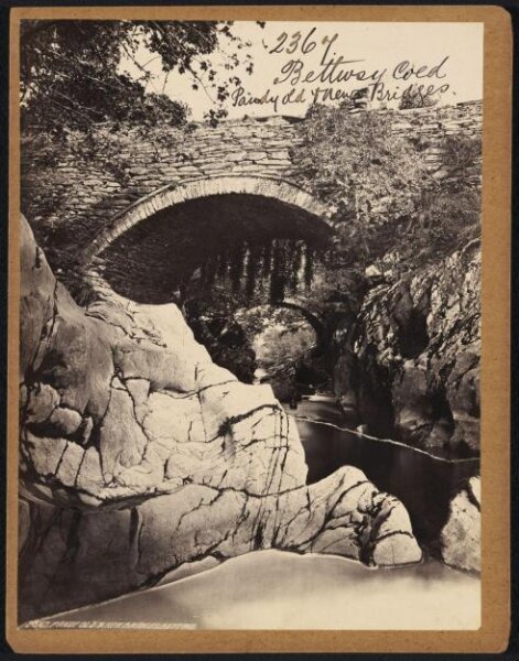 Francis Frith, Bettwsy Coed.  Pandy Old and New Bridges