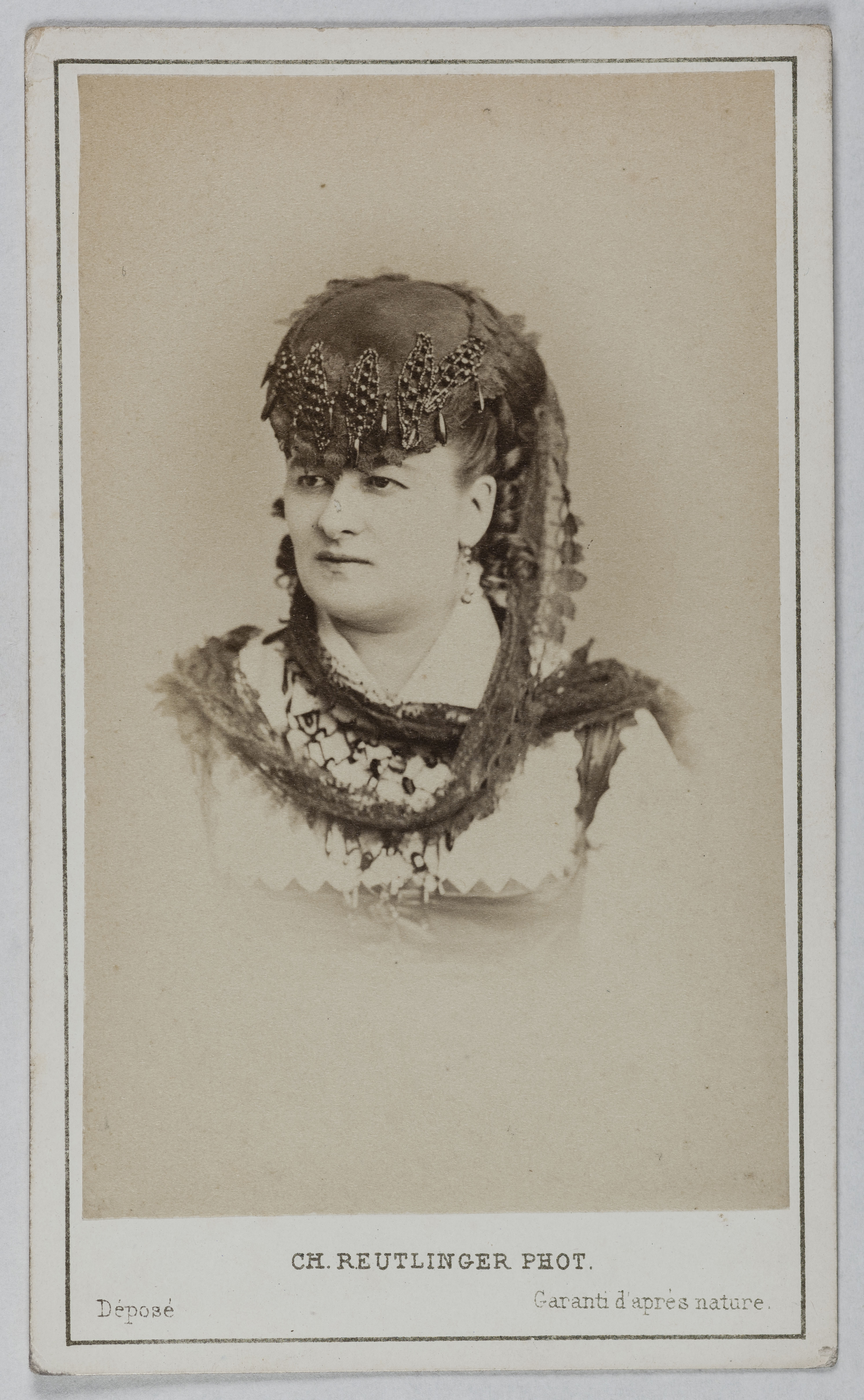 Charles Reutlinger, Portrait de Fonti (actrice)