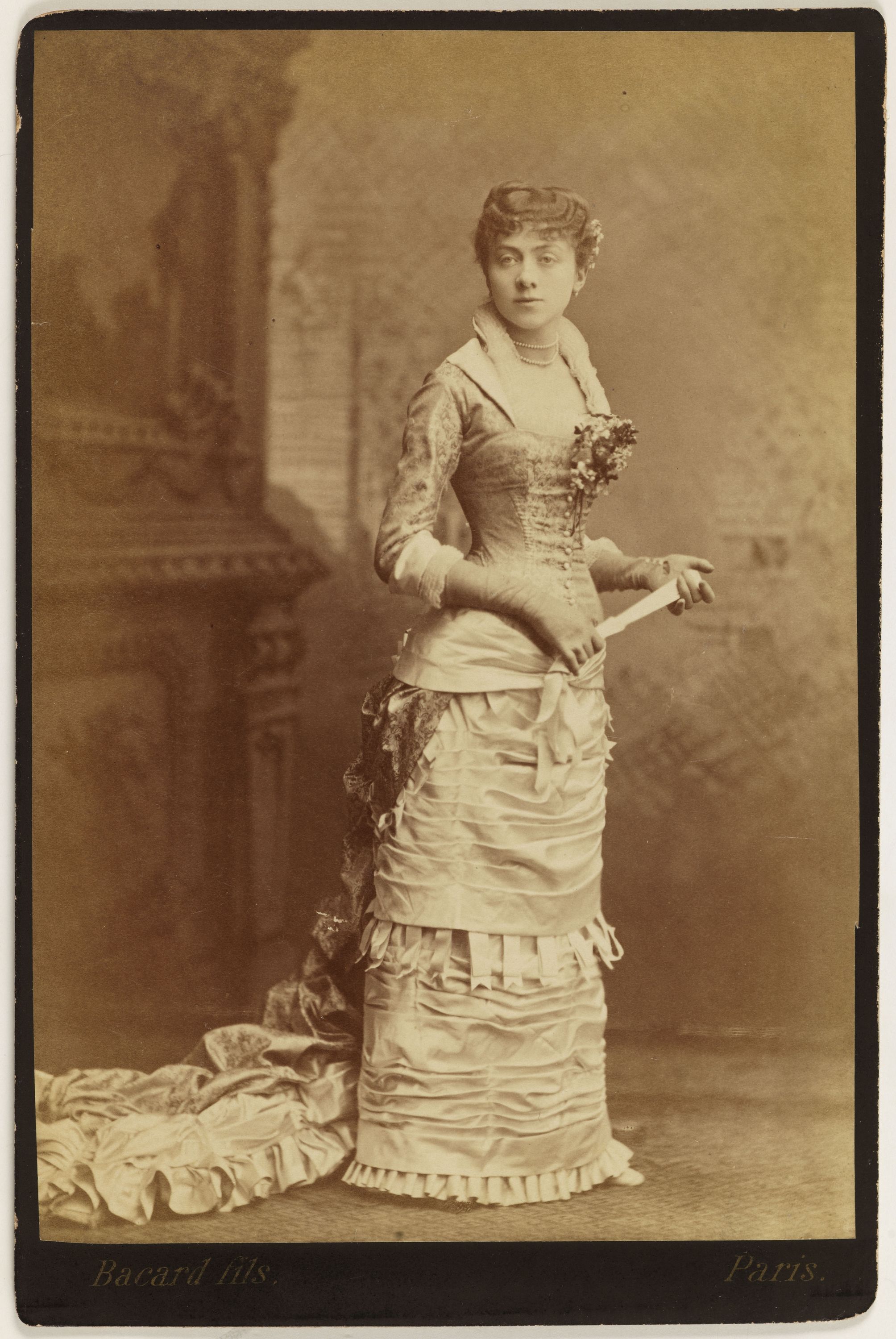 Bacard Fils, Portrait de Caron (Léontine, Félicité, Jeanne), actrice