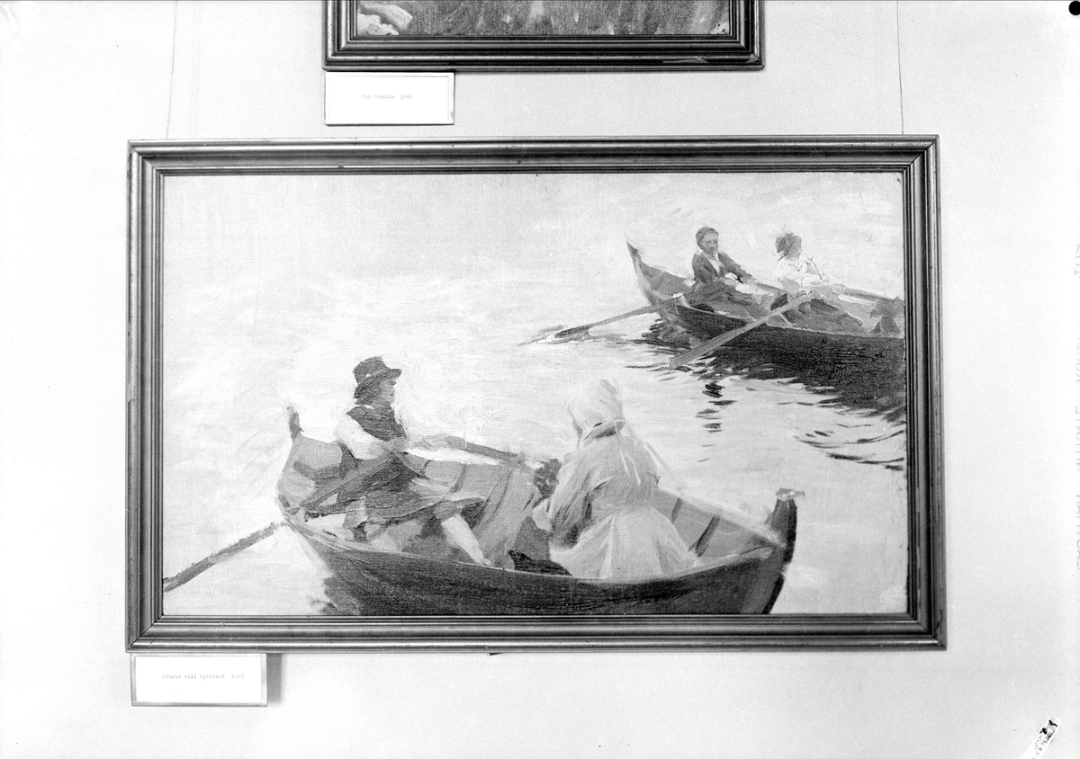 Gunnar Sundgren, Oil painting, Zorn Museum, Mora, Dalarna 1939