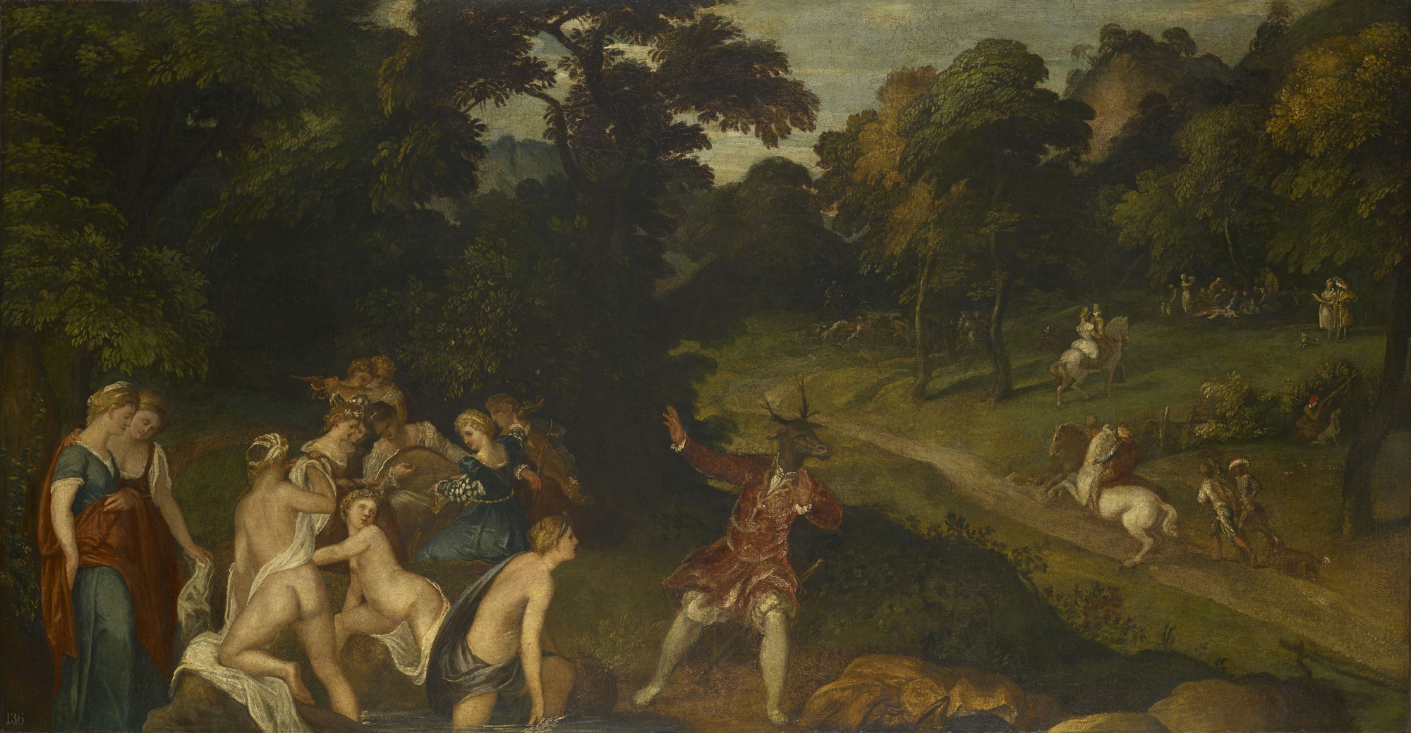 Lambert Sustris, Diana and Actaeon