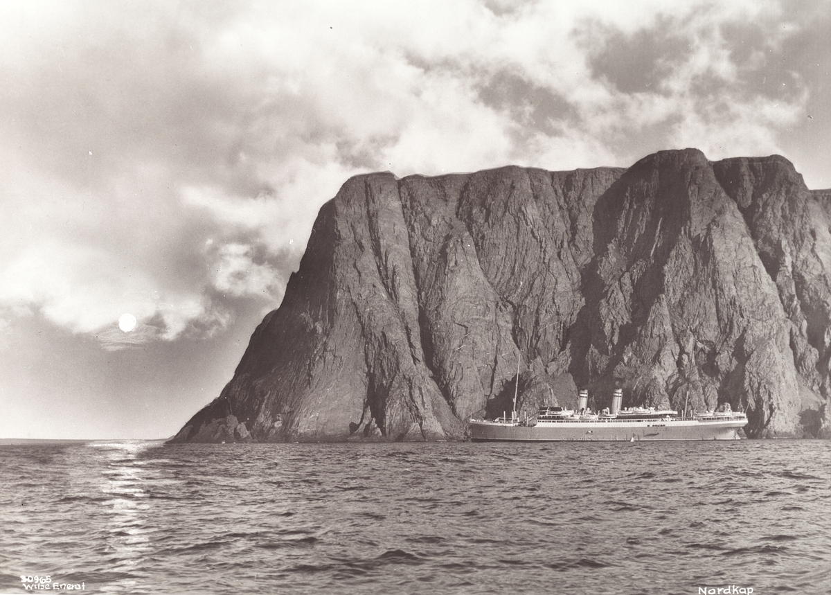 Anders Beer Wilse, Prot: Stavangerfjords Nordkaptur, Nordkap med Bergensfjord