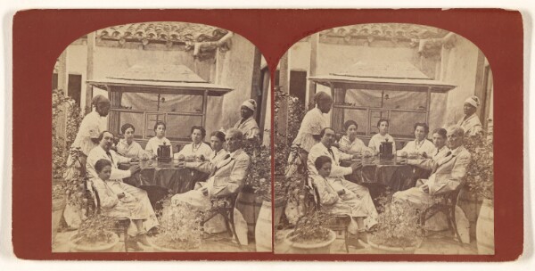 Unknown, [Garden Tea Party, St. Jago de Cuba]/[Santiago de Cuba]