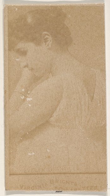 Allen & Ginter, Evelyn Osanville, From the Actors and Actresses series (N45, Type 1) for Virginia Brights Cigarettes
