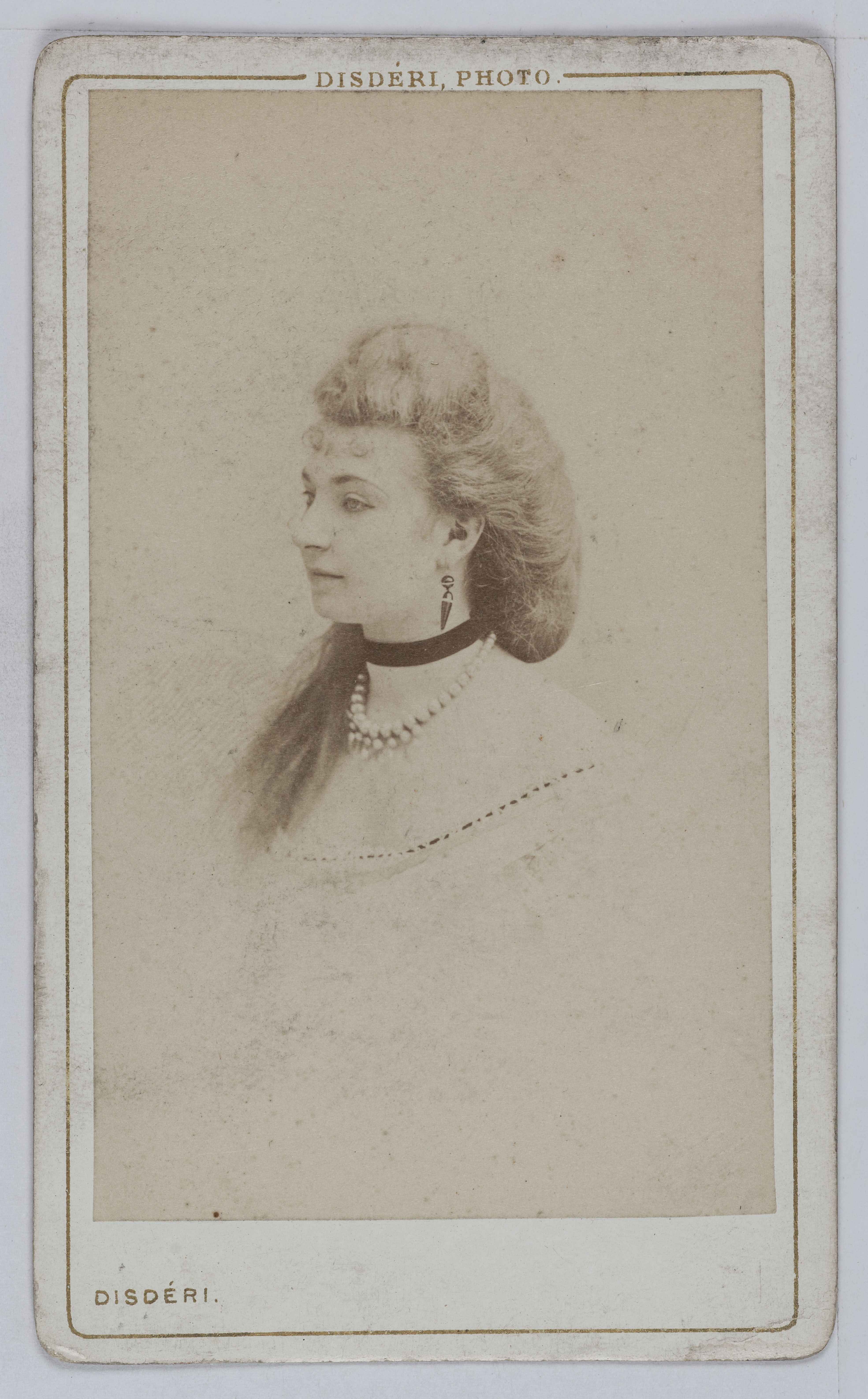 André-Adolphe-Eugène Disdéri, Portrait de Richardson, actrice.