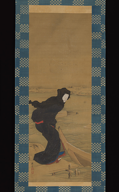 Teisai Hokuba, Beauty on a Snowy Quay