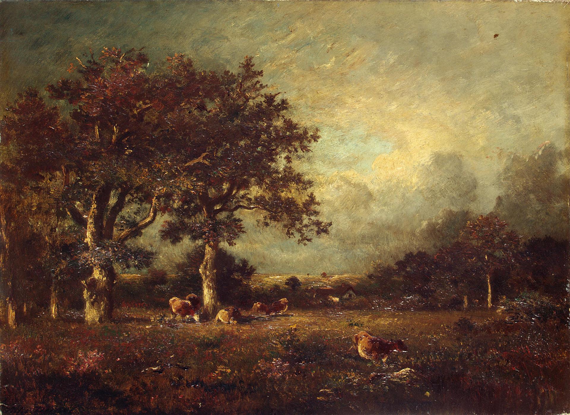 Jules Dupré, Landscape with Cows (Eremitage)