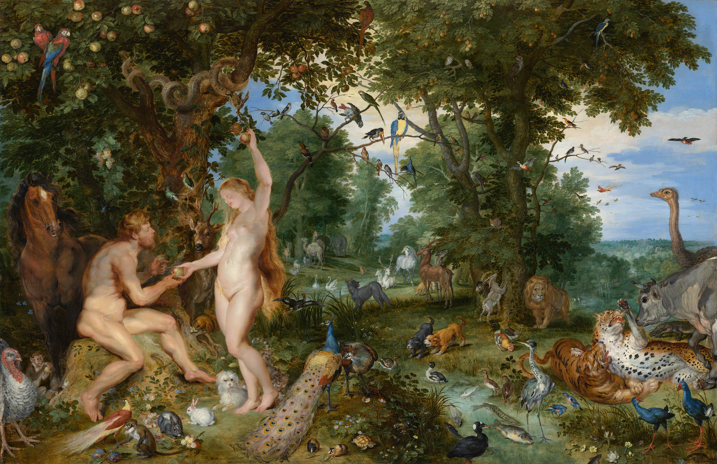 Peter Paul Rubens, Het aardse paradijs met de zondeval van Adam en Eva
