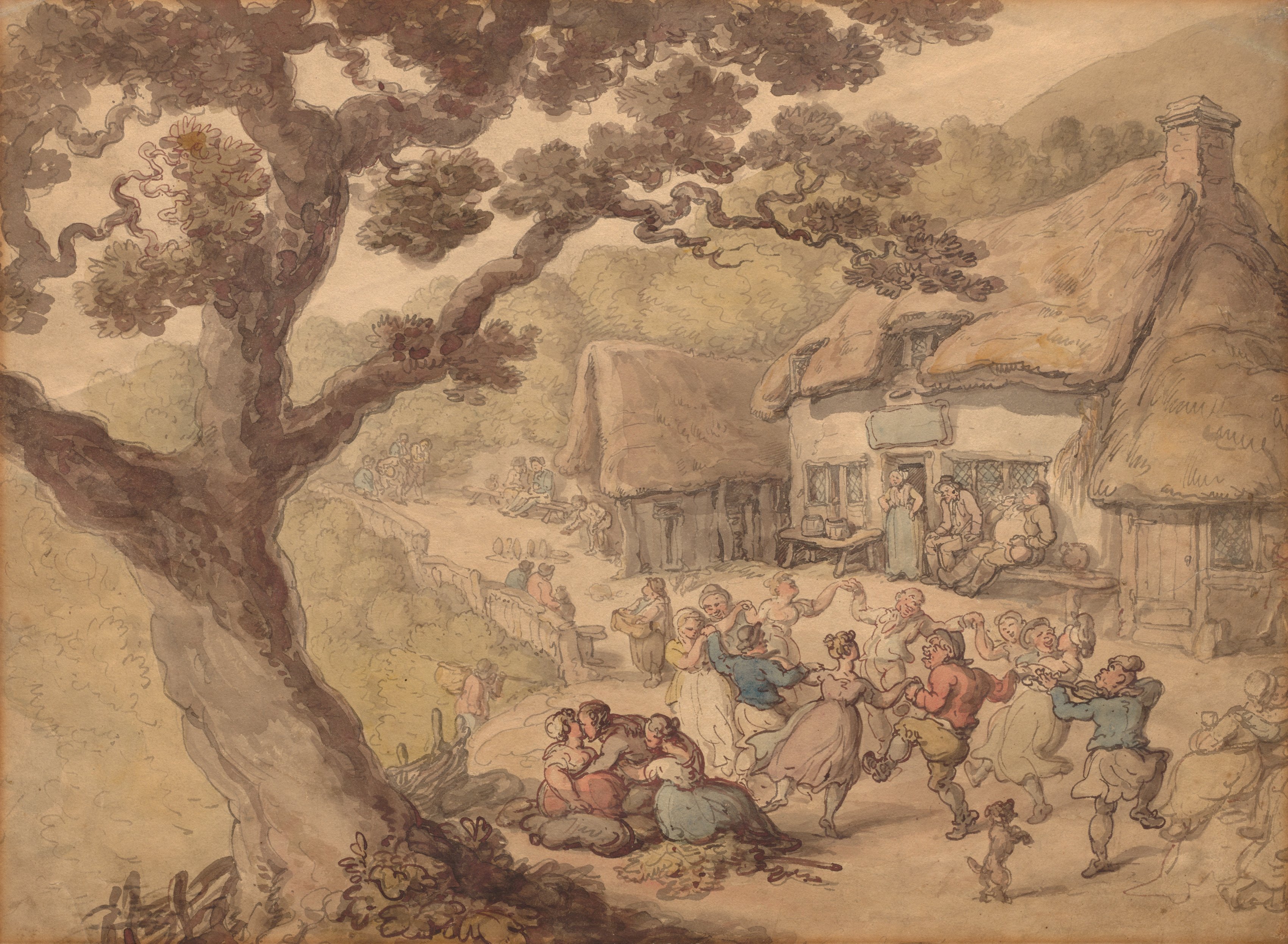 Thomas Rowlandson, The Village Dance