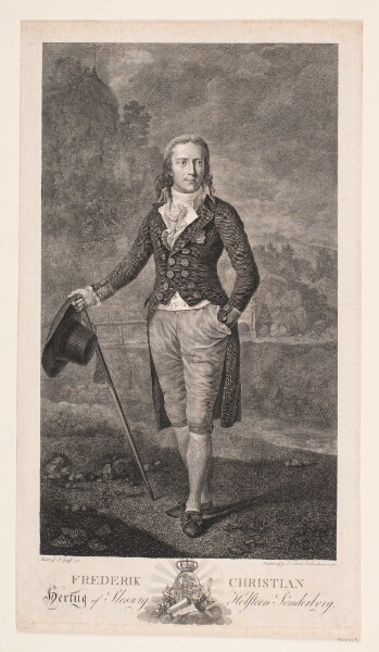Gerhard Ludvig Lahde, Frederik Christian, Hertug af Slesvig