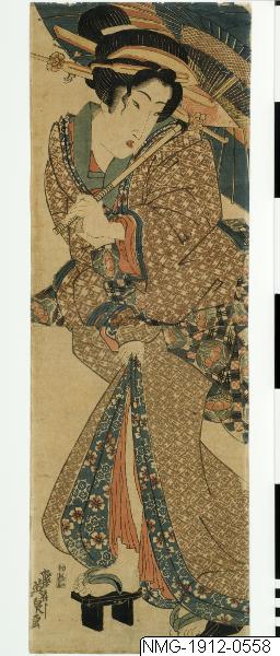 Keisai Eisen, Träsnitt, Bildkonst, Woodcut, Woodblock, Print