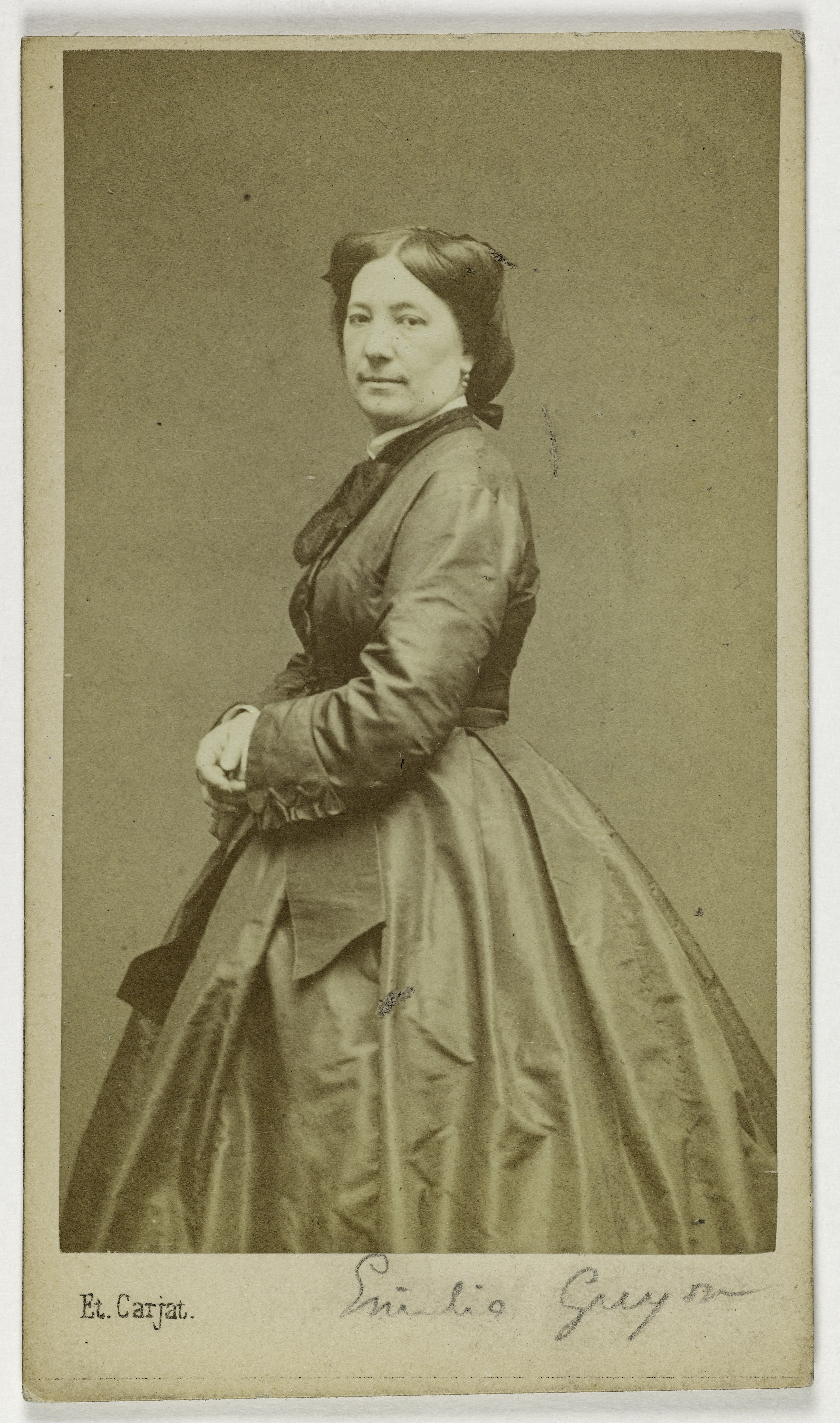 Carjat & Cie, Portrait d'Emilie Guyon, (1821-1878), (actrice ou chanteuse?)