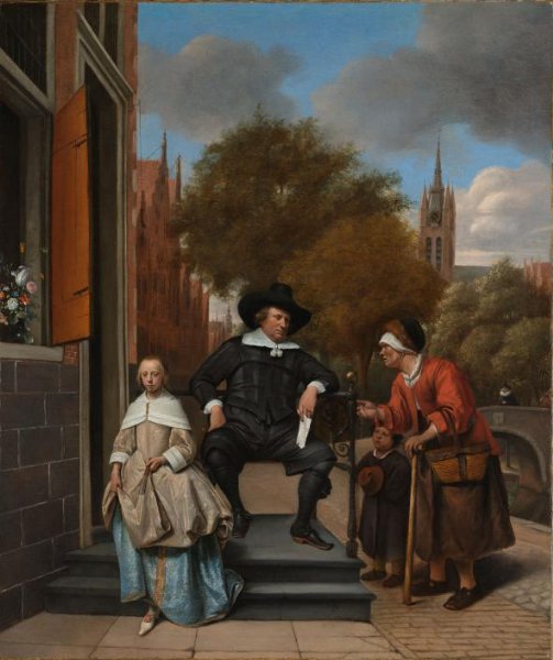 Jan Havicksz. Steen, Adolf and Catharina Croeser, Known as ‘The Burgomaster of Delft and his Daughter’