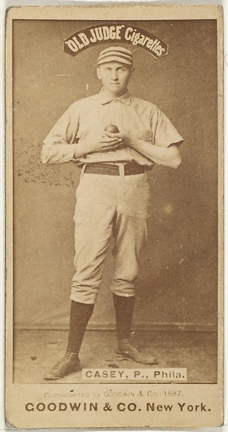 Goodwin & Company, Dan Casey, Pitcher, Philadelphia, from the Old Judge series (N172) for Old Judge Cigarettes