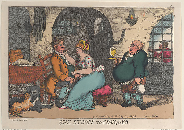 Thomas Rowlandson, She Stoops to Conquer